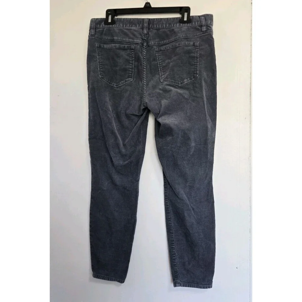 J Crew Pants Womens 30 Corduroy Blue Stretch Casual Comfort Preppy